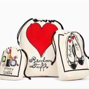 Brighton SPRING 3 Pc TRAVEL SET Canvas Bags by Tom Clancy NEW NRFP